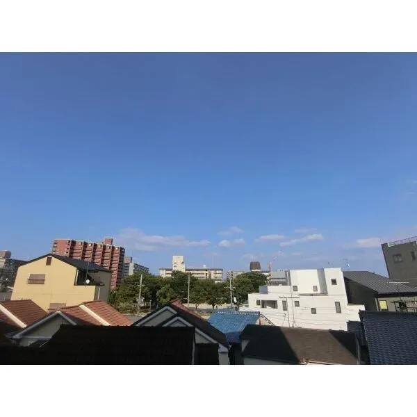 メイツ京都梅津 東向きバルコニーからの眺望
