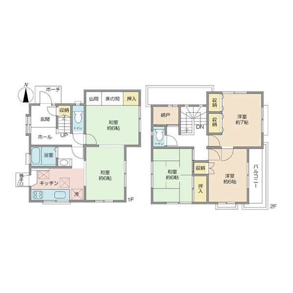 荒川区町屋５丁目 間取図