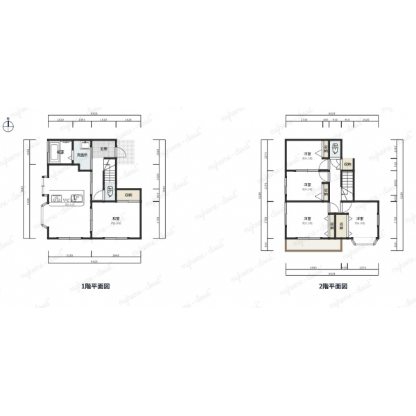 柏市若柴 間取図
