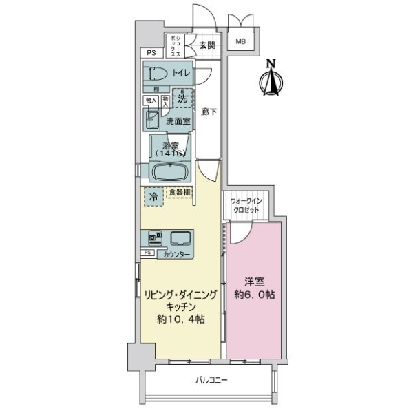 エステムプラザ名古屋Ｄ．Ｃ．２０２７ 間取図