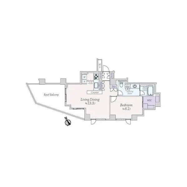 レグノ・ラフィネ南青山 間取図