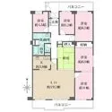 苦楽園ヒルズ２号棟 間取図