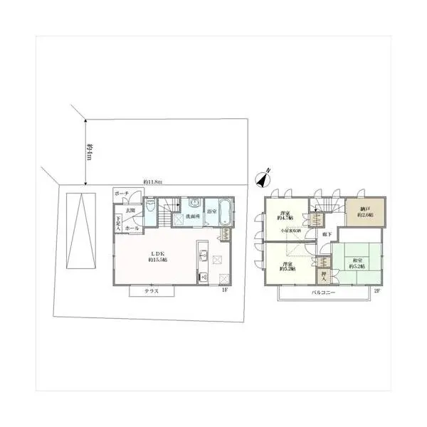 小金井市緑町４丁目 間取図
