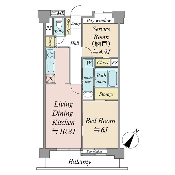 サンレイ浅草 間取図