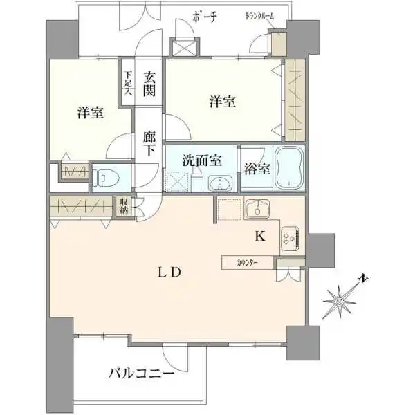 ディアステージ本八幡 間取図