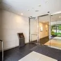 神戸三宮ブリーズレジデンス オートロック付のエントランス