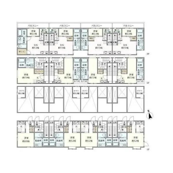 名古屋市昭和区南分町６丁目 間取図
