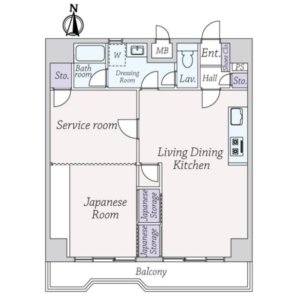 ライオンズマンション三鷹駅前通り・名取屋興産ビル 間取図