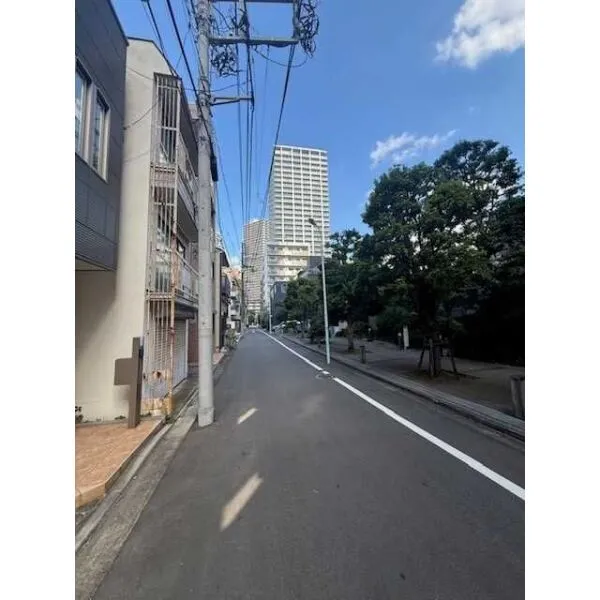 中央区佃2丁目 前面道路:南東側
