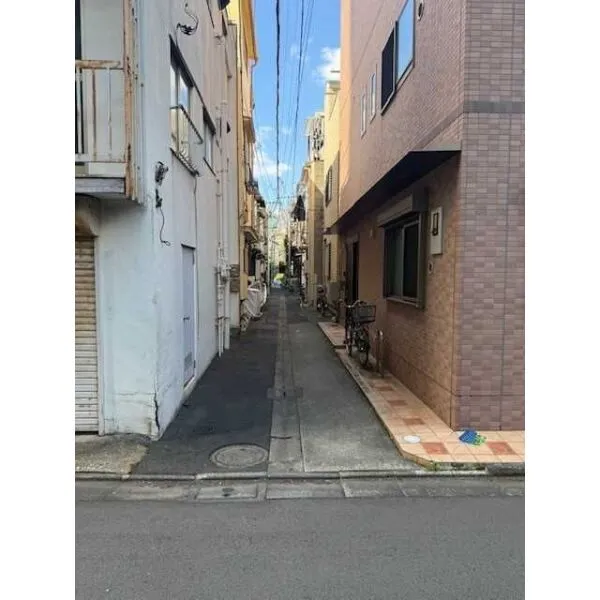 中央区佃2丁目 前面道路:北東側