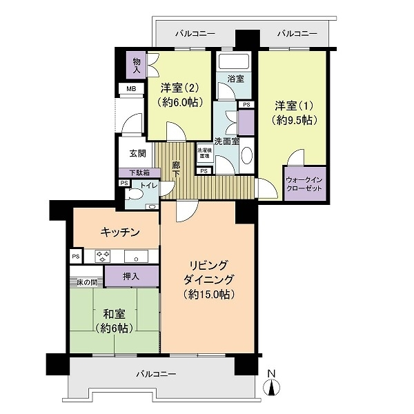 アクロシティＣポート 間取図