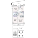 ライオンズマンション門前仲町古石場パークサイド 間取図