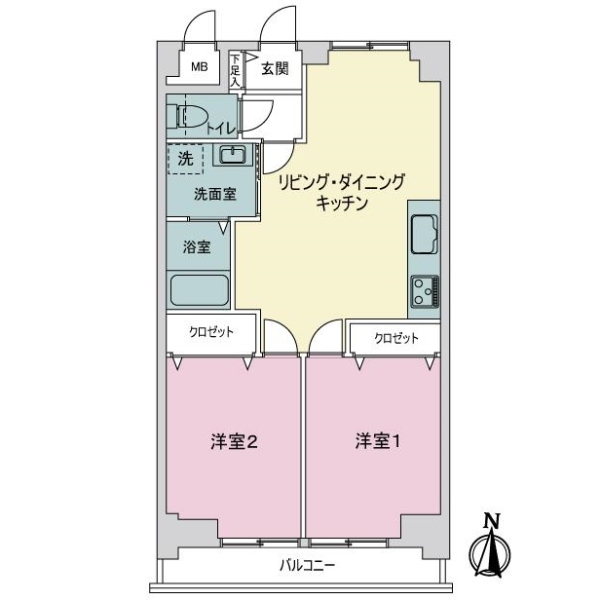 エスペランサ鷺沼 間取図