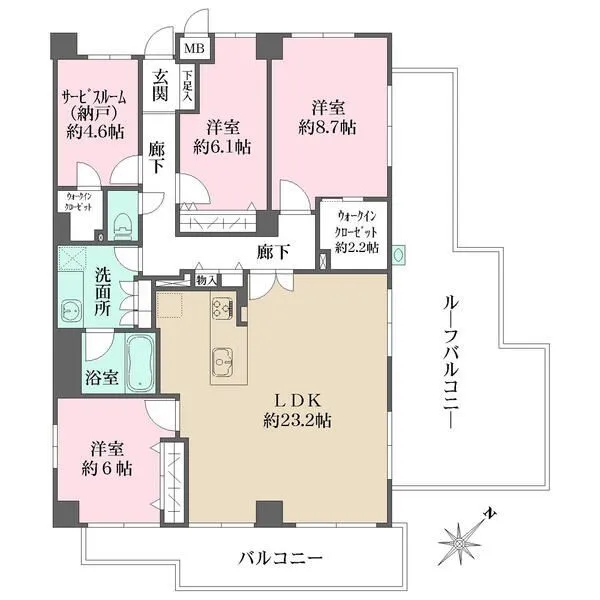 ガーデンホーム南千住EXPlaza 間取図