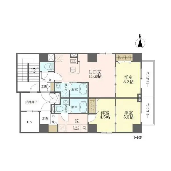 台東区清川１丁目 間取図