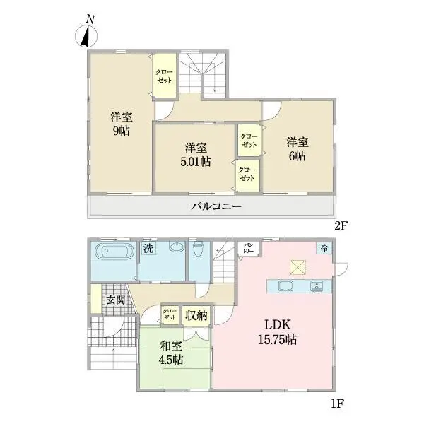 鎌ケ谷市中央２丁目 間取図