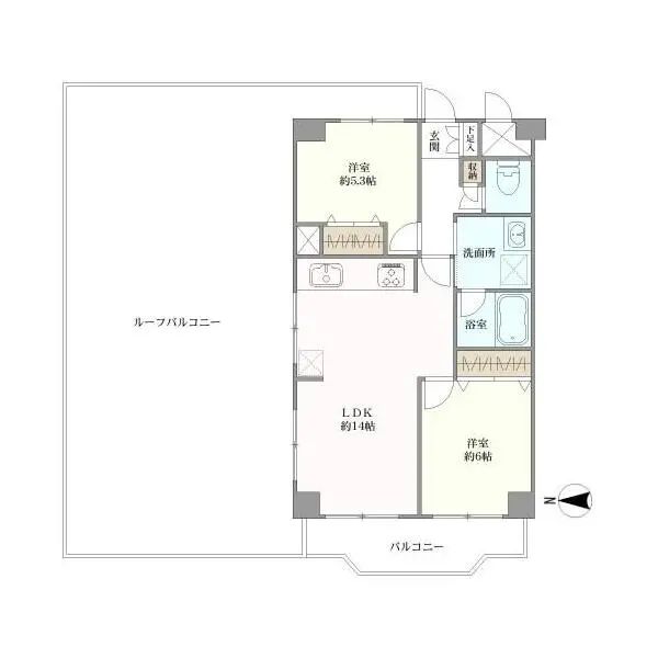 ダイアパレス東寺尾第三 間取図