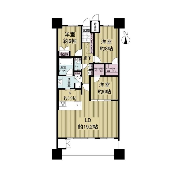 Ｄ’グランセ代官町 間取図