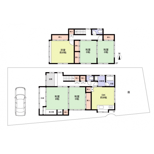 京都市左京区岩倉長谷町 間取図