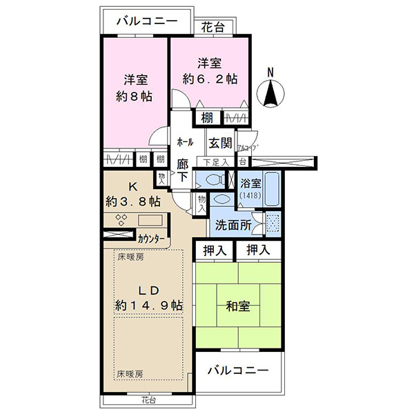 青葉の森公園通り 間取図