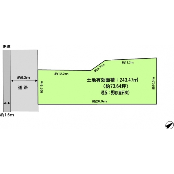 堺市東区大美野 間取図