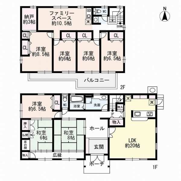 大津市日吉台４丁目 間取図