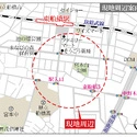 船橋市東船橋４丁目 現地案内図