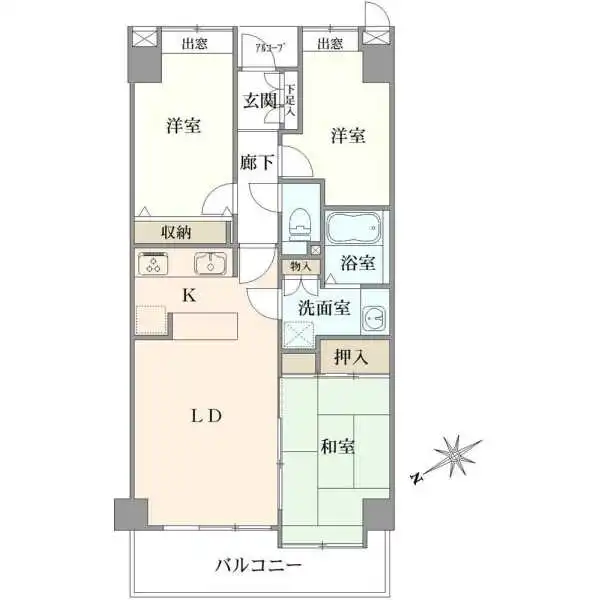 サーパス本八幡 間取図