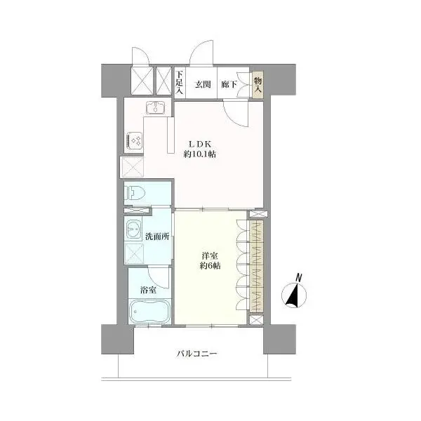 リーガル四ツ橋立売堀ＩＩ 間取図