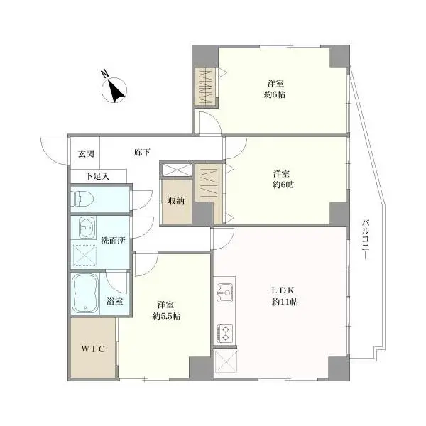 ストーク池袋 間取図