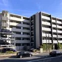 プレディア横浜三ツ沢 総戸数５１戸・２０１９年５月築・北側からの外観