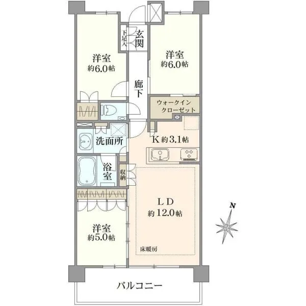 クレヴィア大泉学園 間取図
