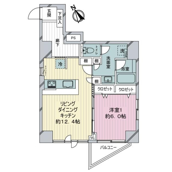 アゼリア東池袋 間取図