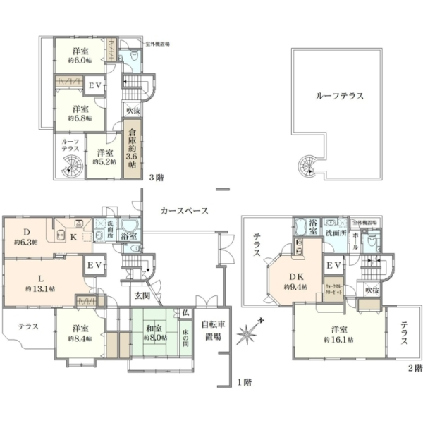 日野市豊田３丁目 間取図