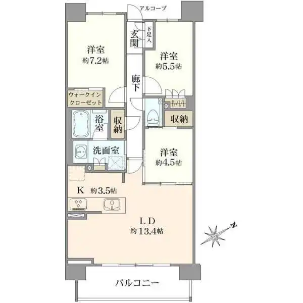 吉祥寺シンフォニア 間取図