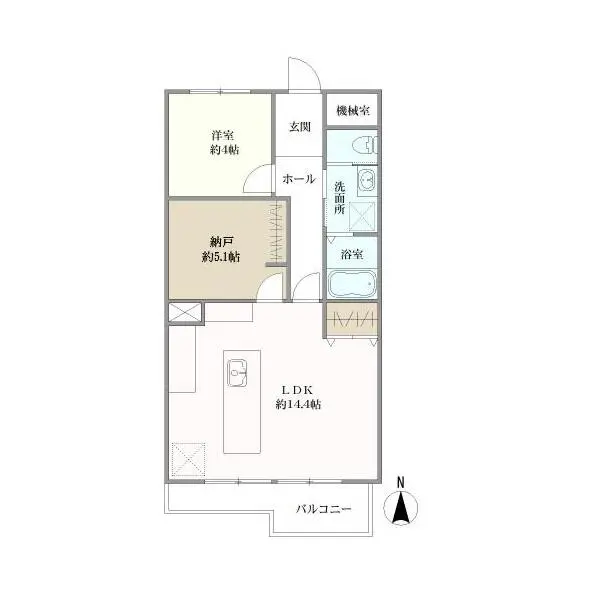 明大前グランドハイツ 間取図