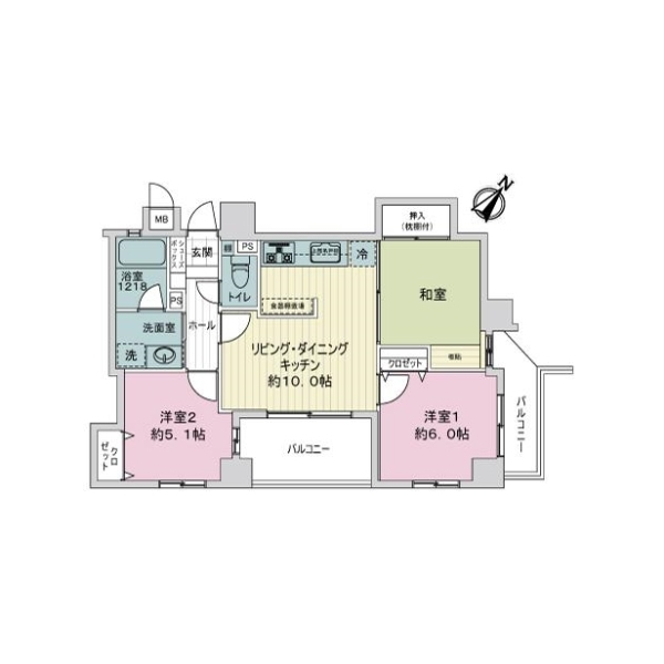 ワコーレルシード上沢 間取図