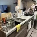 ミディオンセンターレジデンス ディスポーザー　タッチレス水栓、食洗器付きキッチン