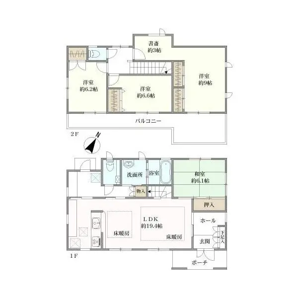 芦屋市海洋町 間取図