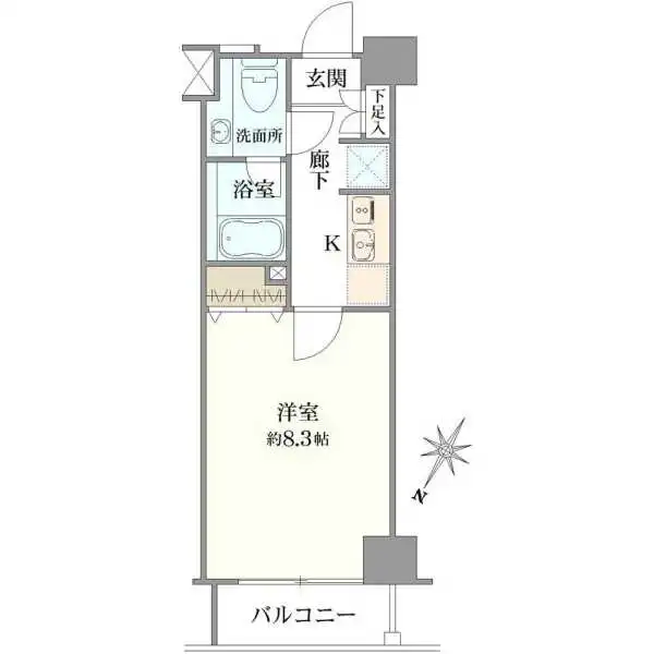 プレール・ドゥーク日本橋 間取図