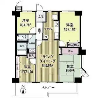 間取り図です♪