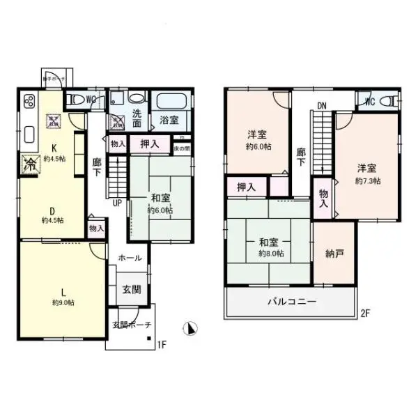 草津市青地町 間取図
