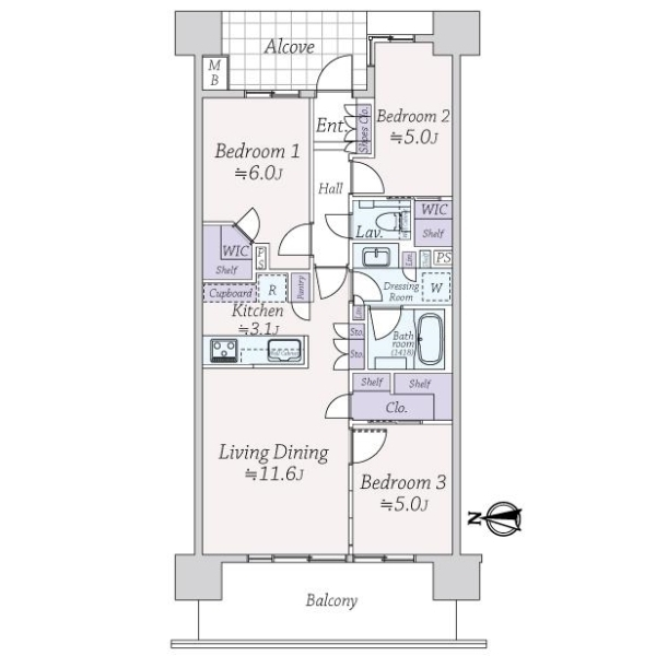 イーストゲートスクエア 間取図