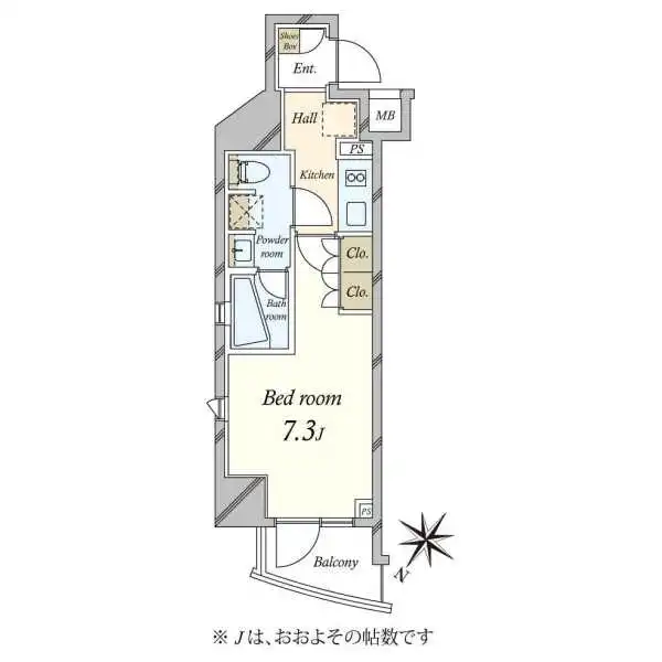 シーフォルム田園調布南アジールコート 間取図