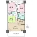藤和シティホームズ北千住リアルステージ 間取図
