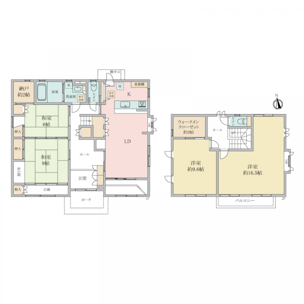 立川市砂川町２丁目 間取図