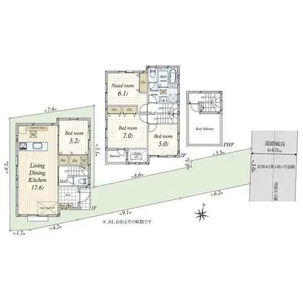 さいたま市南区沼影１丁目 間取図