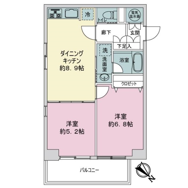 ライオンズマンション石神井公園 間取図