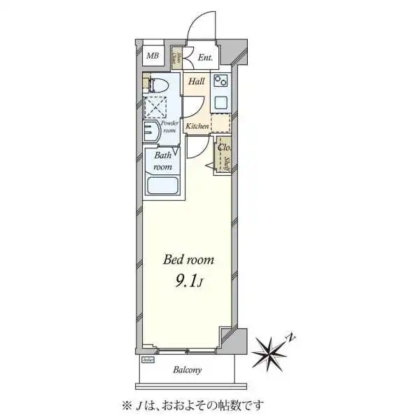 アイル　カナーレ押上 間取図