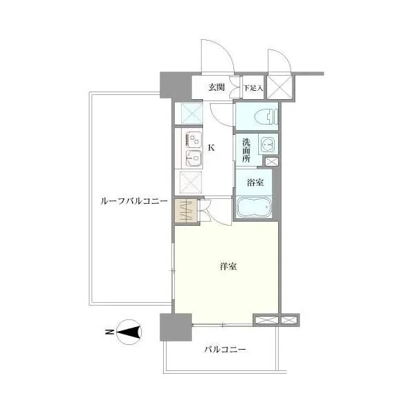 ハーモニーレジデンス武蔵小杉 間取図